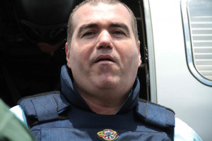 Suspected Venezuelan drug lord Walid Makled arrives at Venezuela airport after being extradited from Colombia in Caracas