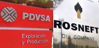 Pdvsa entrega nuevos campos de gas a Rosneft