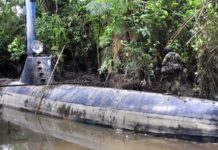 Un Venezolano preso al confiscar un semi-submarino que sería utilizado para transportar cocaína