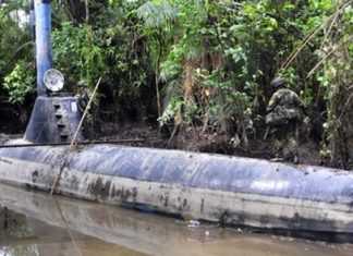 Un Venezolano preso al confiscar un semi-submarino que sería utilizado para transportar cocaína
