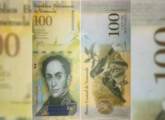 Detectan contrabando con billetes de Bs 100 mil en Mérida