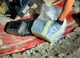 Incautadas 4 toneladas de cocaína en España y Marruecos de organización establecida en Venezuela