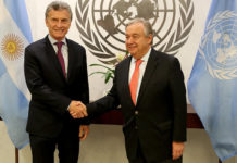 Macri pide a la ONU garantizar asistencia humanitaria a Venezuela