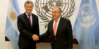 Macri pide a la ONU garantizar asistencia humanitaria a Venezuela