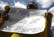 Familiares exigieron respeto al debido proceso para los 353 presos políticos en Venezuela