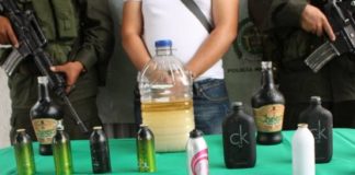Decomisan en Honduras 1.300 kilos de cocaína líquida en buque venezolano