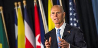 Gobernador de Florida busca con exiliados prohibición de negocios con el régimen bolivariano