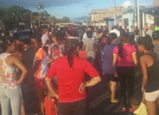 Protestas de calle por el hambre desatada en Tucupita