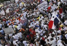 Panameños manifestaron contra la corrupción en fecha histórica