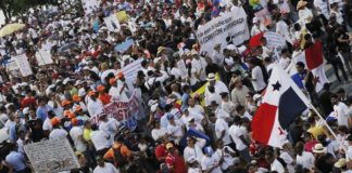 Panameños manifestaron contra la corrupción en fecha histórica