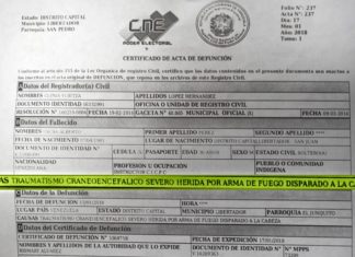 Actas de defunción de masacrados en El Junquito dan fuerza a hipótesis de ejecución extrajudicial