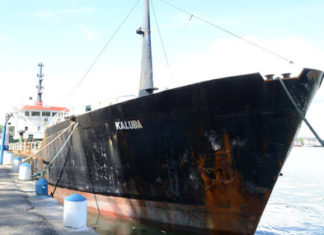 El Buque Kaluba efectuó ocho operaciones de tráfico de drogas en 2017