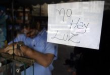 El desmoronamiento del sistema eléctrico en Venezuela