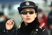 La policía china utiliza gafas de reconocimiento facial