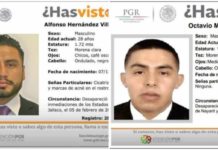 Dos agentes de inteligencia se encuentran desaparecidos en México