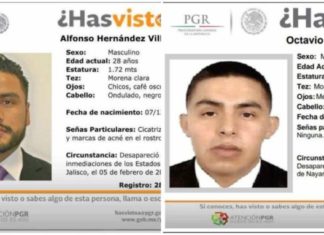 Dos agentes de inteligencia se encuentran desaparecidos en México