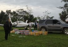 Decomisan en Guatemala avioneta con cocaína y armas procedente de costas venezolanas