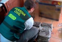 Intervienen 680 kilos de cocaína en un contenedor del puerto de Barcelona
