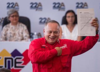 EEUU sanciona a Diosdado Cabello y otros dos funcionarios del régimen de Venezuela