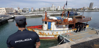 Hallan 721 paquetes de droga en barco fondeado en Panamá con destino a España