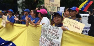 Trabajadores venezolanos pidieron este 1 Mayo que se permita la ayuda humanitaria