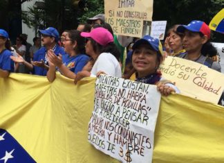Trabajadores venezolanos pidieron este 1 Mayo que se permita la ayuda humanitaria