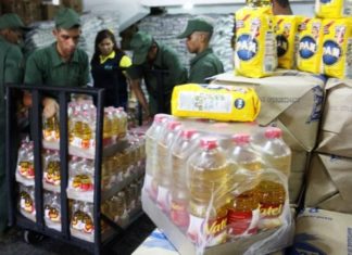 MP, sin identificarlos, anunció la detención de 16 empresarios por «boicot y contrabando» de comida