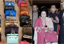 Las 457 carteras de Hermes de la ex primera dama de Malasia o de cómo gastan los cleptócratas el dinero