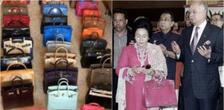 Las 457 carteras de Hermes de la ex primera dama de Malasia o de cómo gastan los cleptócratas el dinero