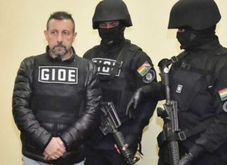 Detienen a narco italiano en Bolivia con cédula venezolana capo