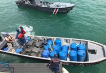 Guardacostas estadounidenses capturaron a siete venezolanos con 4.200 kilos de cocaína