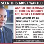 Raúl Gorrín figura entre los más buscados de EEUU