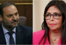 Aseguran que el encuentro de Delcy Rodríguez con el ministro español no fue casual