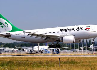 EEUU sancionó a compañías de Emiratos Árabes por apoyo a aerolínea iraní Mahan Air