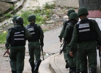 GN detuvo a cuatro presuntos integrantes del cártel de Sinaloa en Apure