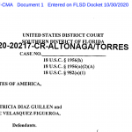 DOCUMENTO: EEUU confisca bienes de Claudia Díaz y Adrián Velásquez y pide 20 años de prisión por lavado de dinero