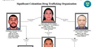 EEUU sanciona a cabecillas de red de narcotráfico en Colombia