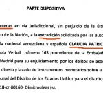 Justicia española aprueba extradición de Claudia Díaz a EEUU