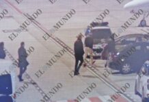 El Mundo publica fotos inéditas del encuentro de Delcy Rodríguez en Barajas con el ex ministro español Ávalos y su asistente Koldo García